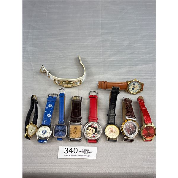 Nice Lot of Womens Fashion Watches needs Batteries