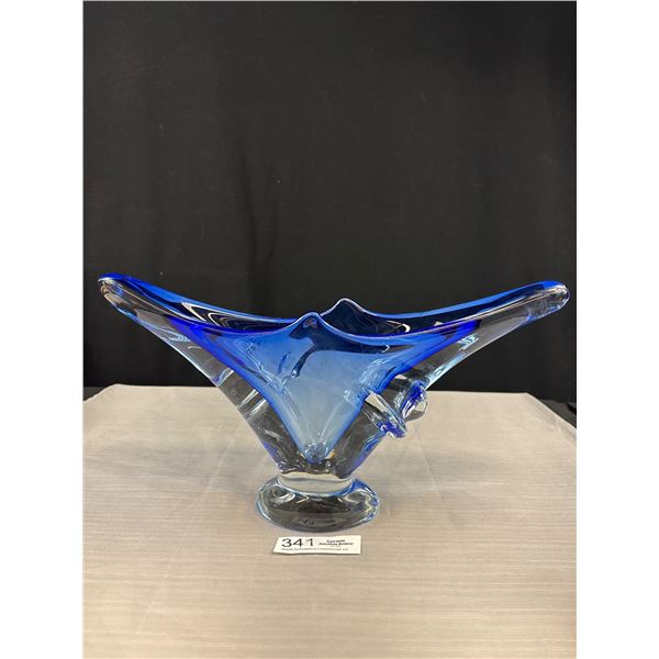 Very Nice 16" Wide Vintage Murano Style Vase