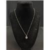 Image 2 : Very Nice Micheal Hill Sterling Silver Necklace and Pendant with Diamond (Tested)