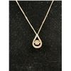 Image 3 : Very Nice Micheal Hill Sterling Silver Necklace and Pendant with Diamond (Tested)