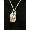 Image 4 : Very Nice Micheal Hill Sterling Silver Necklace and Pendant with Diamond (Tested)