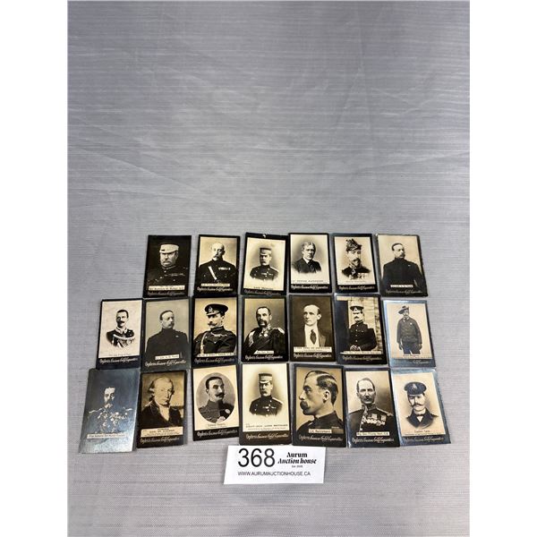 Nice Lot of 20 Hard to Find 1890-1909 Ogdens Guinea Gold Cigarette Cards