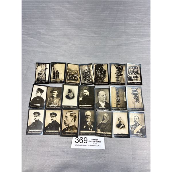 Nice Lot of 20 Hard to Find 1890-1909 Ogdens Guinea Gold Cigarette Cards