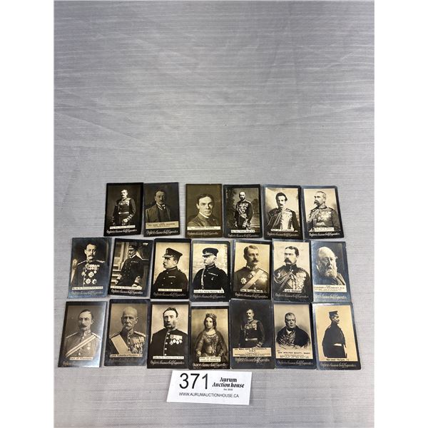 Nice Lot of 20 Hard to Find 1890-1909 Ogdens Guinea Gold Cigarette Cards