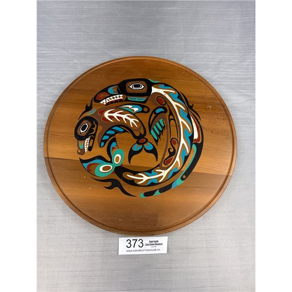 14" DIA West Coast Native Wall Plaque