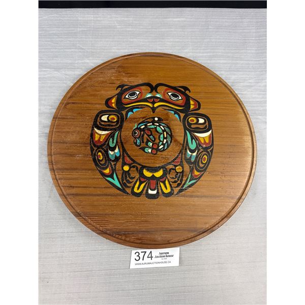 14" DIA West Coast Native Wall Plaque