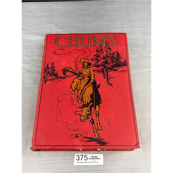 1926 Chums Hard Cover Book