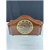 Image 1 : Vintage Mid Century Mantle Clock Missing Key
