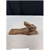 Image 2 : A Nice Vintage Cast Iron 7.5" Long Rabbit Cast Iron Doorstep