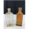 Image 7 : A Vintage Collectible Lot, First Aid Kit, Embossed Medicine Bottles and Old Razor
