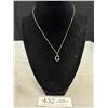 Image 1 : Swarvoski Gold Pendant w/ Chain Necklace, Each Marked w/ Swan
