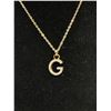 Image 2 : Swarvoski Gold Pendant w/ Chain Necklace, Each Marked w/ Swan