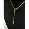 Image 3 : Swarvoski Gold Pendant w/ Chain Necklace, Each Marked w/ Swan