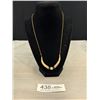 Image 1 : Vintage Mother of Pearl Choker Necklace, 20 Inches Length