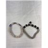 Image 4 : 2 Vintage Silver Bracelets