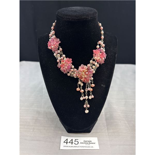 Vintage Flowers Choker Necklace