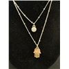 Image 3 : Silver, Marked Nine West Vintage America Necklace, 18-20 Inches Length