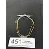 Image 1 : Stella & Dot Gold Plated Double Chain Bracelet