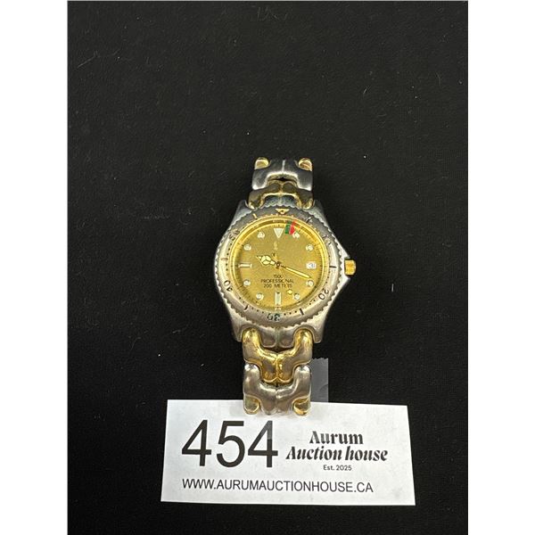 Tag Heuer 1500 Professional 200 Meters Watch, 97672 Stainless Steel, Date, Battery Required