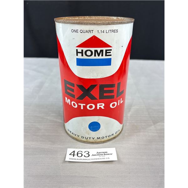 Full Home Exel Motor Oil 1 Quart Tin