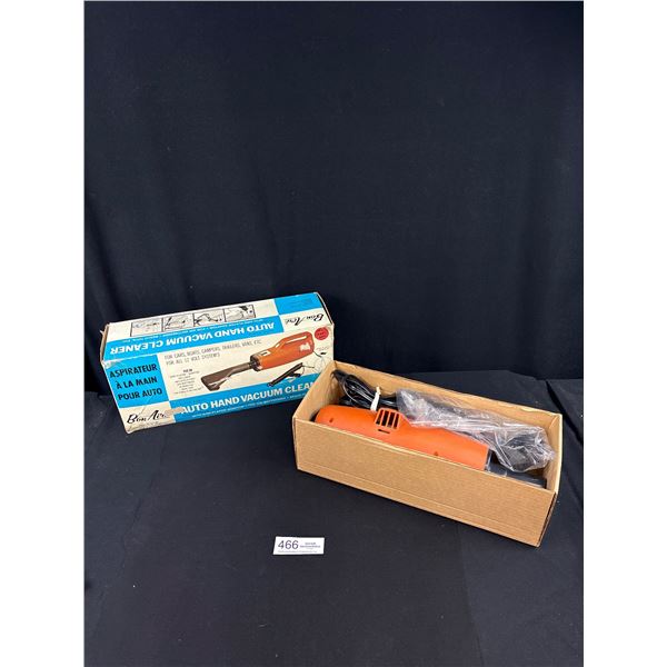 Vintage Auto Hand Vaccum Cleaner in Original Box