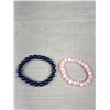 Image 5 : 4 Semi Precious Stone Beads Bracelets