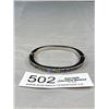 Image 1 : Lovely Silver Plated w/ Abalone Stones Set Hinged Bangle Unmarked
