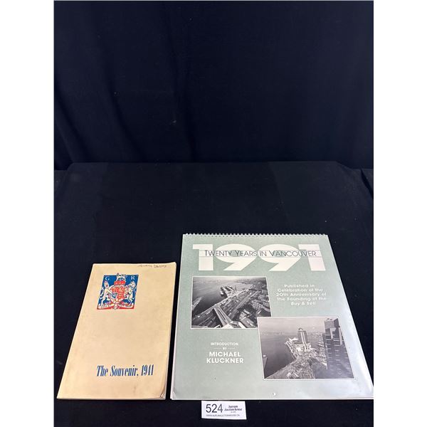 1941 John Oliver Highschool Yearbook + Vancouver 91 Calendar