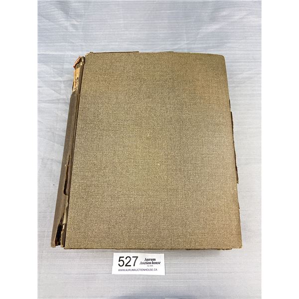 Old Photo Album Book Filled w/ Christmas, Valentines and Easter Cards