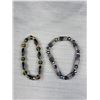 Image 3 : 3 Various Beads, Including Black Alaskan Diamond Hemetite Bracelets