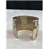 Image 2 : Vintage Silver Hand Crafted Open Cuff Bangle As Is