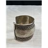 Image 3 : Vintage Silver Hand Crafted Open Cuff Bangle As Is