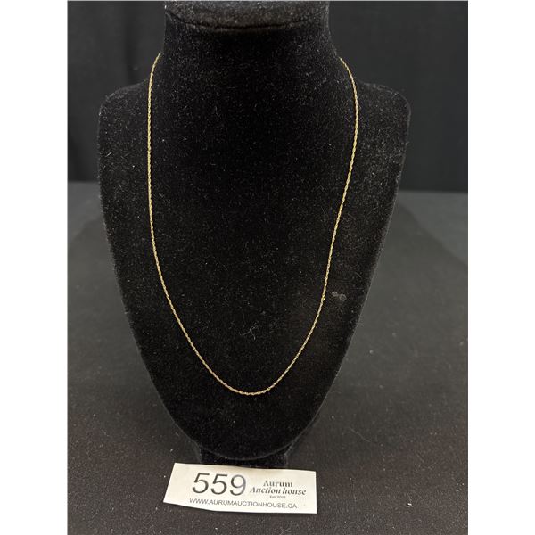 Very Fine Link 1/20th 14k Gold Chain