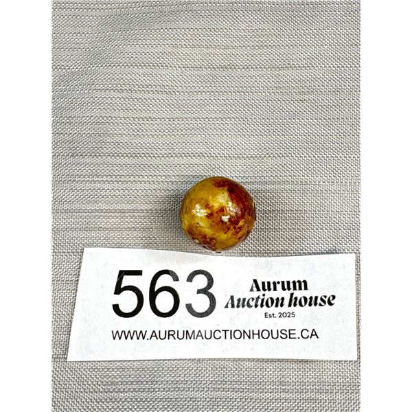 A Real 19th Century Bennington Pottery Marble Circa 1880-1890