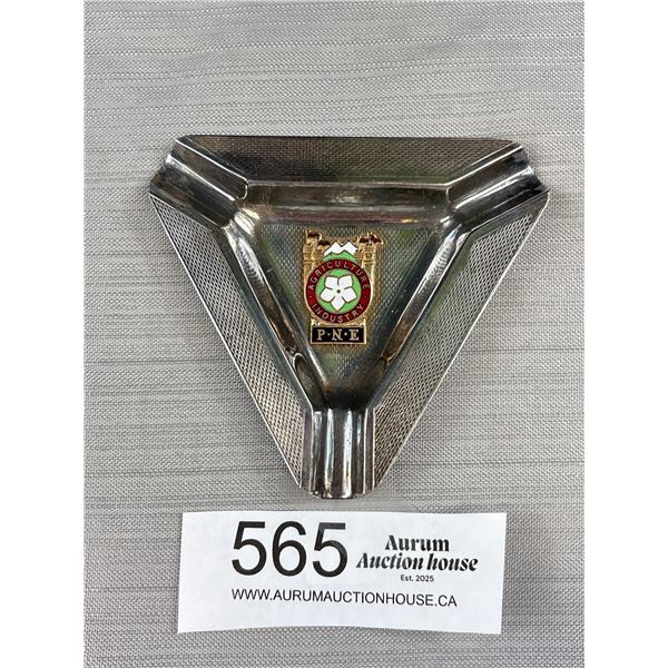 A Very Good (Scarce) Silver + Enamel P.N.E Ashtray 1920s-30s