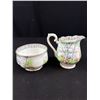 Image 6 : Vintage Royal Albert Silver Birch Cream and Sugar Set w/ Tray