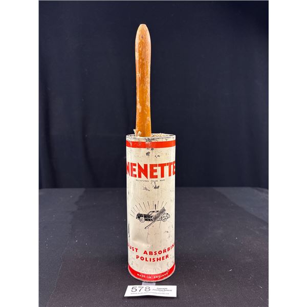 Vintage 1940s/50s Nenette Dust Absorbing Polisher in Case
