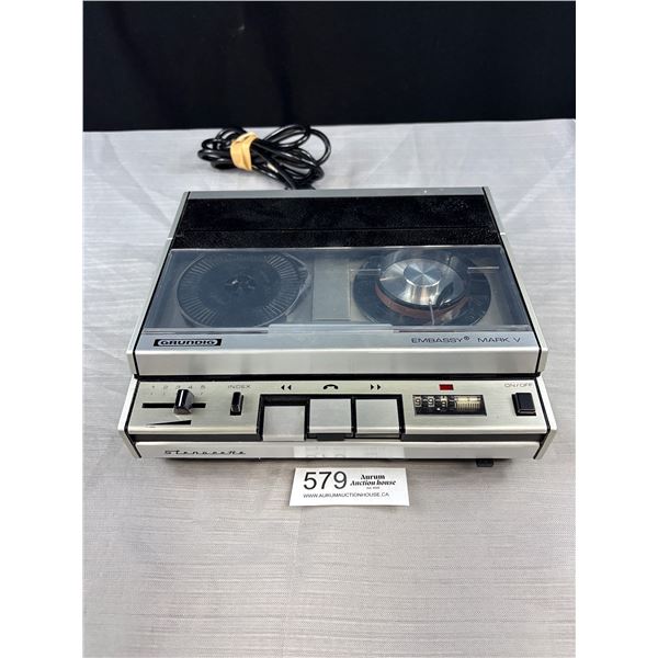 Vintage Stereoette Embassy Mark 5 Grundig Recorder