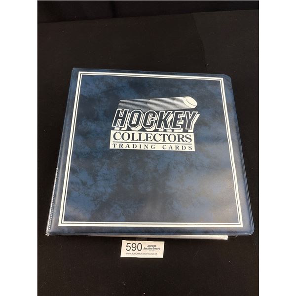 Full Binder of NHL Upper Deck Trading Cards Some Jerseys, Portraits, etc