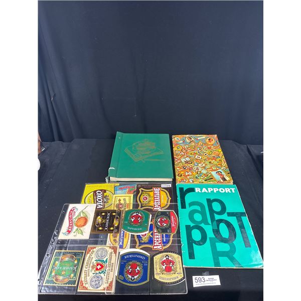 Large Lot of Cigar Labels, Beer Labels, Etc