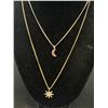 Image 2 : Lovely Joe Fresh Double Strand Pendants Necklace 15-18" Length, Self Adjustable