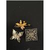 Image 5 : 5 Vintage Some Enamel Brooches