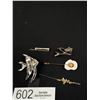 Image 6 : Collection of Vintage Stick Pins, Etc