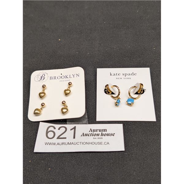 Nice Lot of Gold Tone Earrings