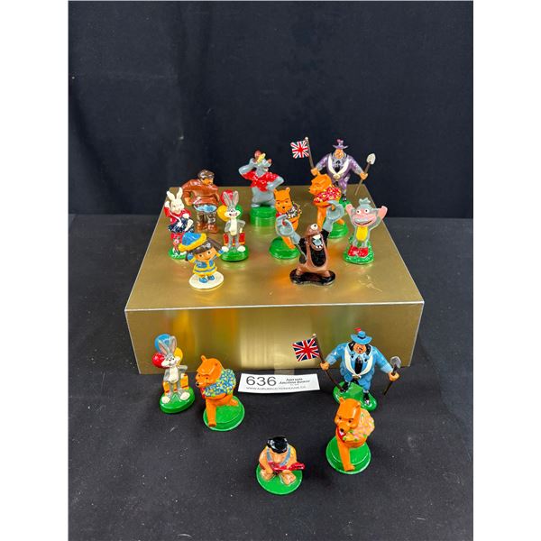 Nice Lot of Painted Lead Figures Winnie the Pooh, Bugs Bunny, Etc