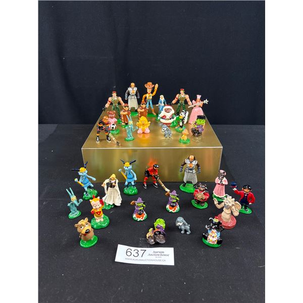 Nice Lot of Newer Painted Lead Figures Toy Story, Hockey Players, etc