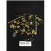 Image 1 : Lot of Gold Plated Jewelry + 1 14K Gold Earring and 10K gold Earring