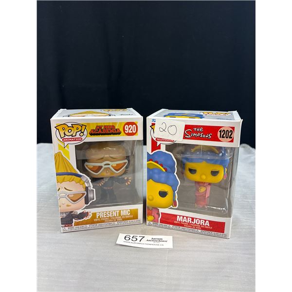 2 Funko Pop Figures in Boxes