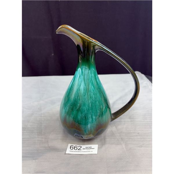 Nice Vintage Blue Pottery Water Jug