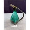 Image 1 : Nice Vintage Blue Pottery Water Jug